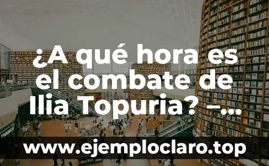 ¿Quién es la madre del hijo de Ilia Topuria? - Descubre la verdad 3 ¿A qué hora es el combate de Ilia Topuria? – Guía detallada sobre el próximo evento de UFC