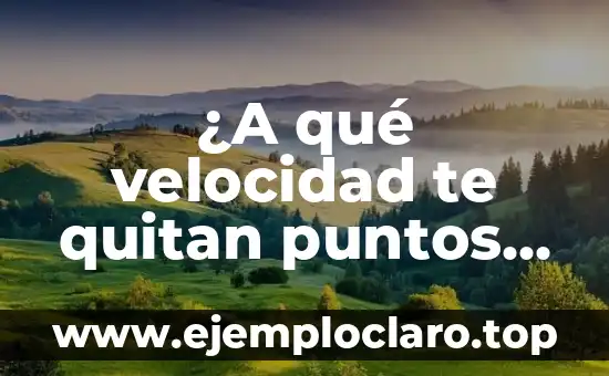 ¿Qué pasa si te quitan el útero? Guía completa sobre la histerectomía 6 ¿A qué velocidad te quitan puntos de tu licencia de conducir?