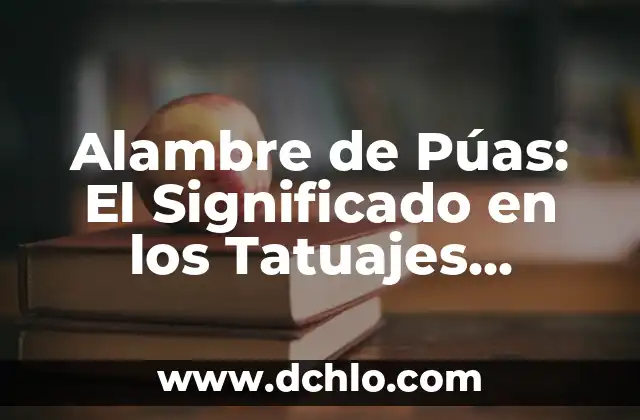 ¿Por qué las púas de erizo salen solas? Guía completa sobre la función y cuidado de las púas de erizo. 4 Alambre de Púas: El Significado en los Tatuajes Tradicionales