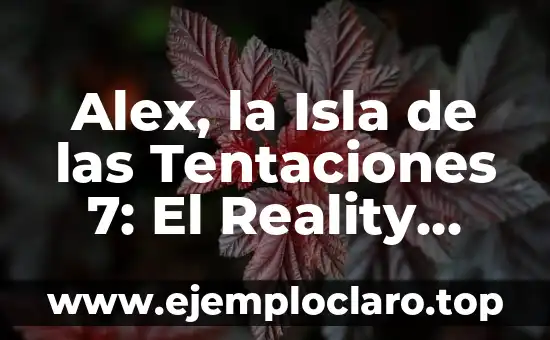 Alex, la Isla de las Tentaciones 7: El Reality Show de Supervivencia más Emocionante