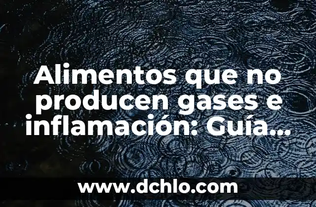 Enfermedades que producen sueño y dolor de cabeza: Descubre las causas y síntomas 4 Alimentos que no producen gases e inflamación: Guía completa