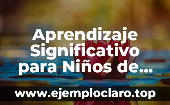Aprendizaje Significativo para Niños de Preescolar