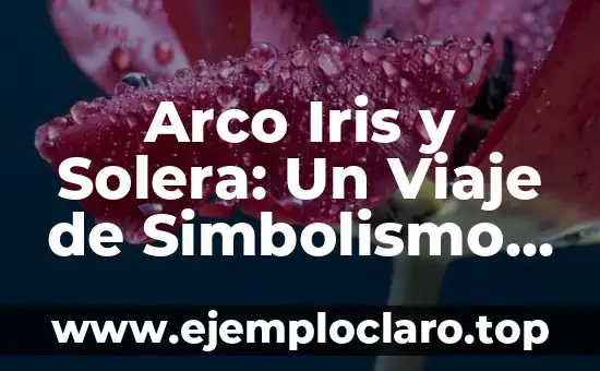 Significados de los cánones de belleza 4 Arco Iris y Solera: Un Viaje de Simbolismo y Belleza
