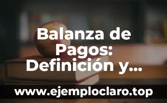 Balanza de Pagos: Definición y Explicación Detallada