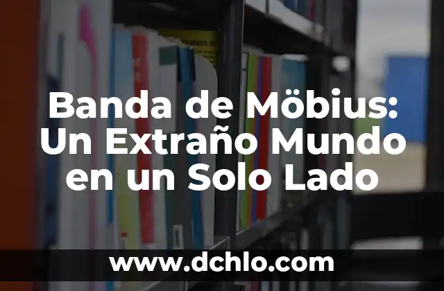 Música de Banda: Significado y Características 6 Banda de Möbius: Un Extraño Mundo en un Solo Lado