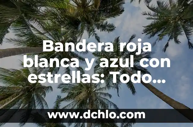 El significado de la bandera de Rusia: Historia y simbolismo 7 Bandera roja blanca y azul con estrellas: Todo sobre la bandera de Estados Unidos