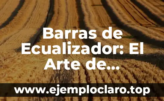 Tatuajes de Códigos de Barras: Significado y Simbolismo 7 Barras de Ecualizador: El Arte de Perfeccionar el Sonido