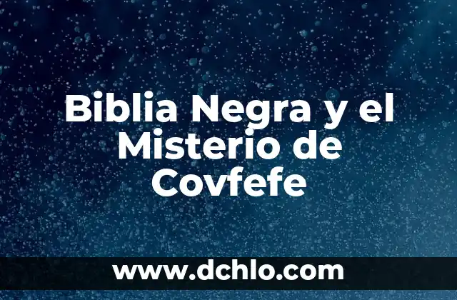 Como hacer gorra de etnia negra de cartón 7 Biblia Negra y el Misterio de Covfefe