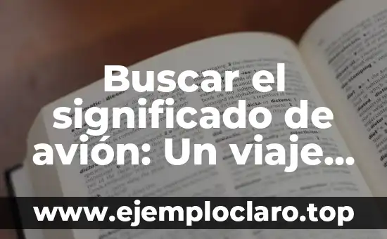 Significado y Origen de Belleza: Un Viaje a Través de la Estética 7 Buscar el significado de avión: Un viaje a través de la historia y la innovación