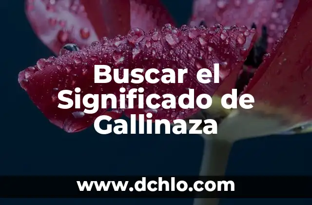 Buscar el significado de hambre 7 Buscar el Significado de Gallinaza