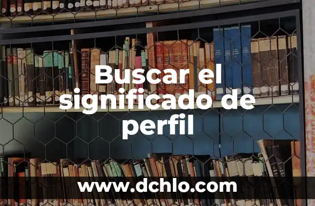 Significado Real de Filosofía en PDF: Descubre el Verdadero Sentido 6 Buscar el significado de perfil