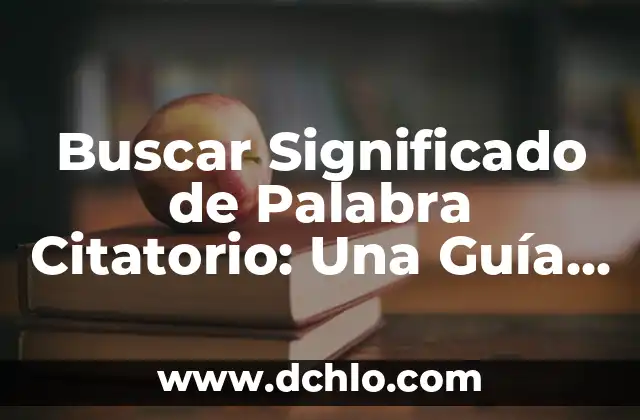 El Significado Nominal de la Sabiduría 4 Buscar Significado de Palabra Citatorio: Una Guía Completa