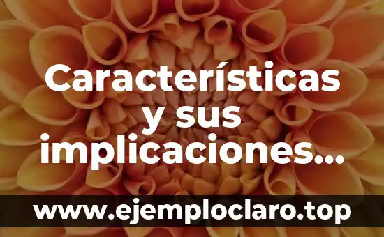 Características y sus implicaciones en diferentes contextos
