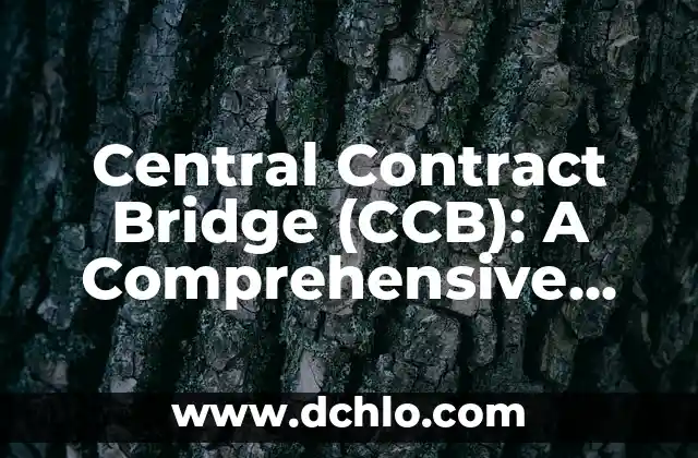 What Does 'Me Quedé de Piedra' Mean? A Complete Guide to Its Meaning and Usage 4 Central Contract Bridge (CCB): A Comprehensive Guide to Its Meaning and Usage