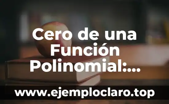 ¿Qué es la función del lenguaje? Definición y características 8 Cero de una Función Polinomial: Significado y Aplicaciones