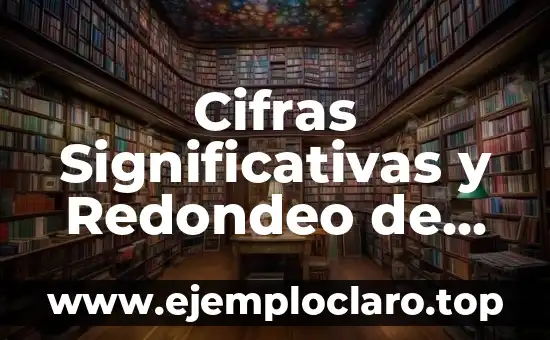 Características significativas de filosofía y ciencia 4 Cifras Significativas y Redondeo de Datos