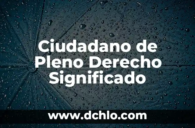 Significado del Logo de Movimiento Ciudadano 6 Ciudadano de Pleno Derecho Significado