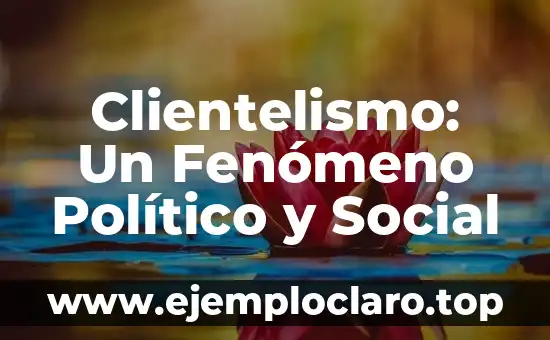 ¿Qué ha pasado con Cuentos Chinos? El fenómeno de la desaparición de una tradición oral 3 Clientelismo: Un Fenómeno Político y Social