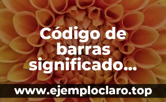 Tatuajes de Códigos de Barras: Significado y Simbolismo 5 Código de barras significado tatuaje
