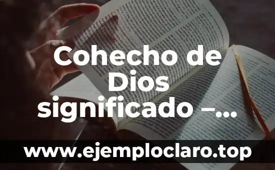 Cohecho de Dios significado – Un enfoque religioso y cultural