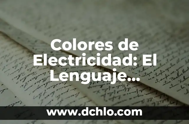 Flor con significado de tristeza: El lenguaje silencioso de las flores 8 Colores de Electricidad: El Lenguaje Silencioso de la Energía