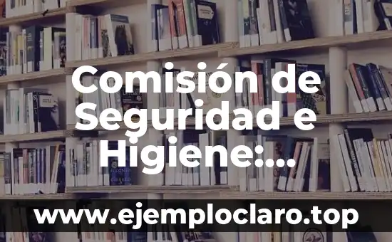 Comisión de Seguridad e Higiene: significado y relevancia en el entorno laboral
