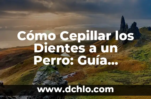Significado de Pug: Todo Sobre esta Raza Canina 4 Cómo Cepillar los Dientes a un Perro: Guía Detallada para una Higiene Oral Canina Óptima