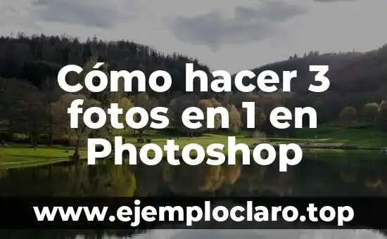 Como Hacer Buenas Letras en Photoshop CS6 6 Cómo hacer 3 fotos en 1 en Photoshop