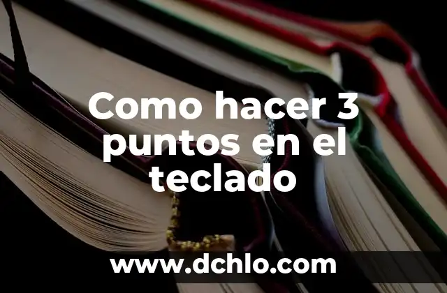 Como hacer la flecha que no tiene el teclado 5 Como hacer 3 puntos en el teclado