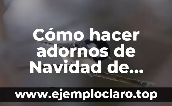 Cómo hacer adornos para el 14 de Febrero 6 Cómo hacer adornos de Navidad de patchwork