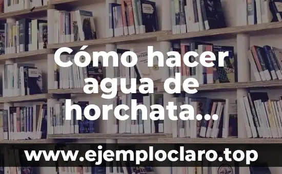 Cómo hacer cera natural para depilar 4 Cómo hacer agua de horchata natural con arroz