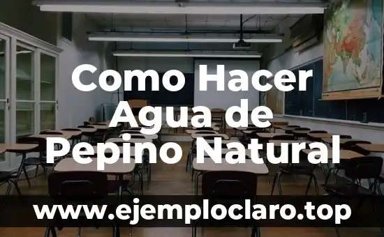 Cómo hacer cera natural para depilar 7 Como Hacer Agua de Pepino Natural