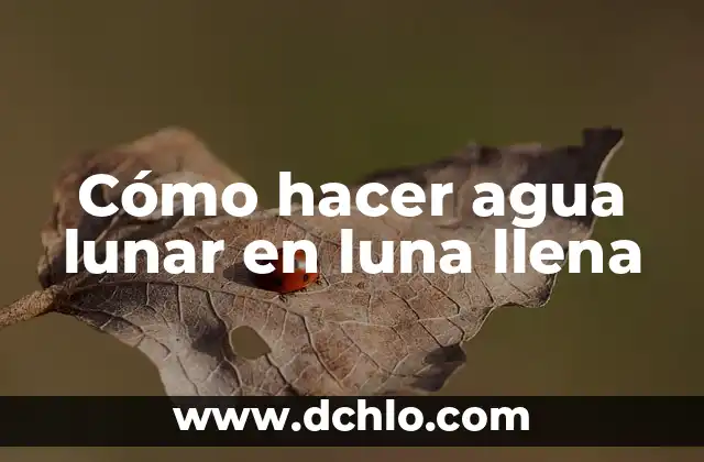 Como hacer cobertores de garrafón de agua 5 Cómo hacer agua lunar en luna llena