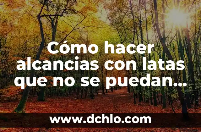 Como hacer un vestido con anillas de latas 8 Cómo hacer alcancias con latas que no se puedan abrir