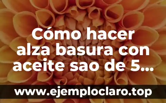 C贸mo hacer tamales ecuatorianos de pollo 4 C贸mo hacer alza basura con aceite sao de 5 litros