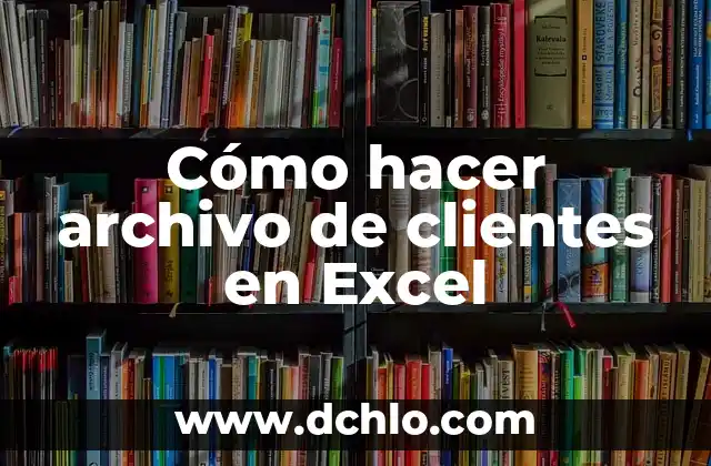 Reparar Archivo PDF Dañado o Corrupto: Soluciones y Herramientas 7 Cómo hacer archivo de clientes en Excel