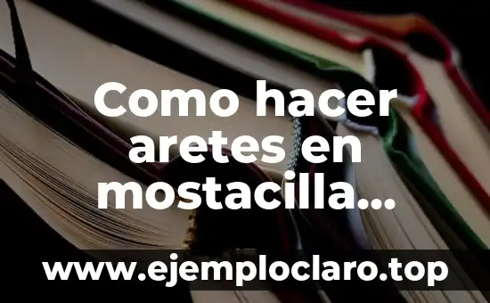 Como hacer aretes en mostacilla redondos