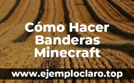 Cómo Hacer Banderas Minecraft