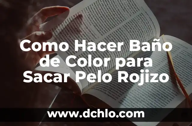 Cómo Hacer Moño Alto con Pelo Corto 4 Como Hacer Baño de Color para Sacar Pelo Rojizo