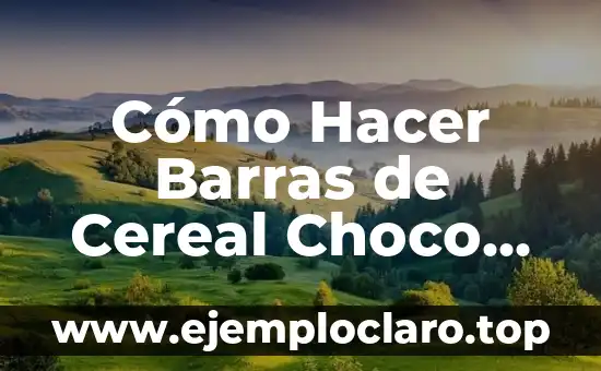 Tatuajes de Códigos de Barras: Significado y Simbolismo 3 Cómo Hacer Barras de Cereal Choco Krispis