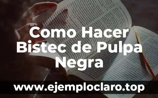 Gente negra significado de sueño 8 Como Hacer Bistec de Pulpa Negra