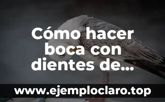 Cómo hacer una boca en uñas 5 Cómo hacer boca con dientes de cartón