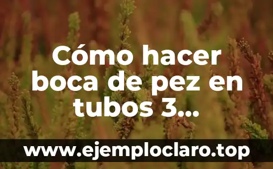 Cómo hacer una boca en uñas 3 Cómo hacer boca de pez en tubos 3 pulgadas