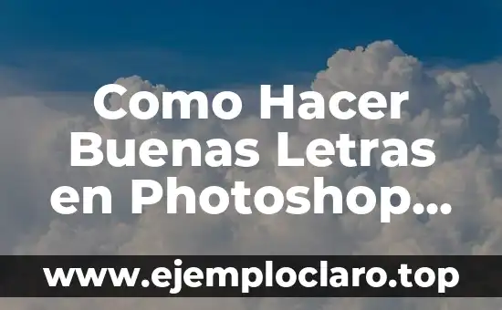 Como Hacer Buenas Letras en Photoshop CS6 8 Como Hacer Buenas Letras en Photoshop CS6