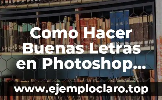 Como Hacer Buenas Letras en Photoshop CS6 3 Como Hacer Buenas Letras en Photoshop CS6