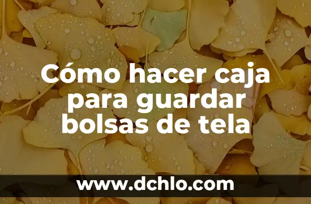 C贸mo hacer una caja de regalo para un collar 5 C贸mo hacer caja para guardar bolsas de tela