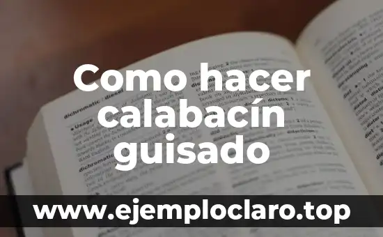 Como hacer calabacín guisado
