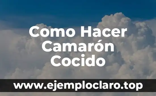 Cómo hacer coctel de camarón en salsa rosada 3 Como Hacer Camarón Cocido