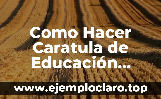 Significado del Sistema de Educación Nacional 6 Como Hacer Caratula de Educación Física para Mujer