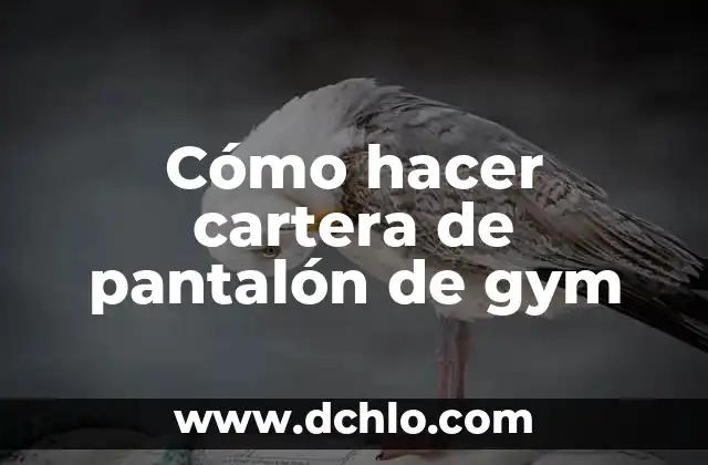 Como hacer una cartera de papel fácil y rápido 4 Cómo hacer cartera de pantalón de gym
